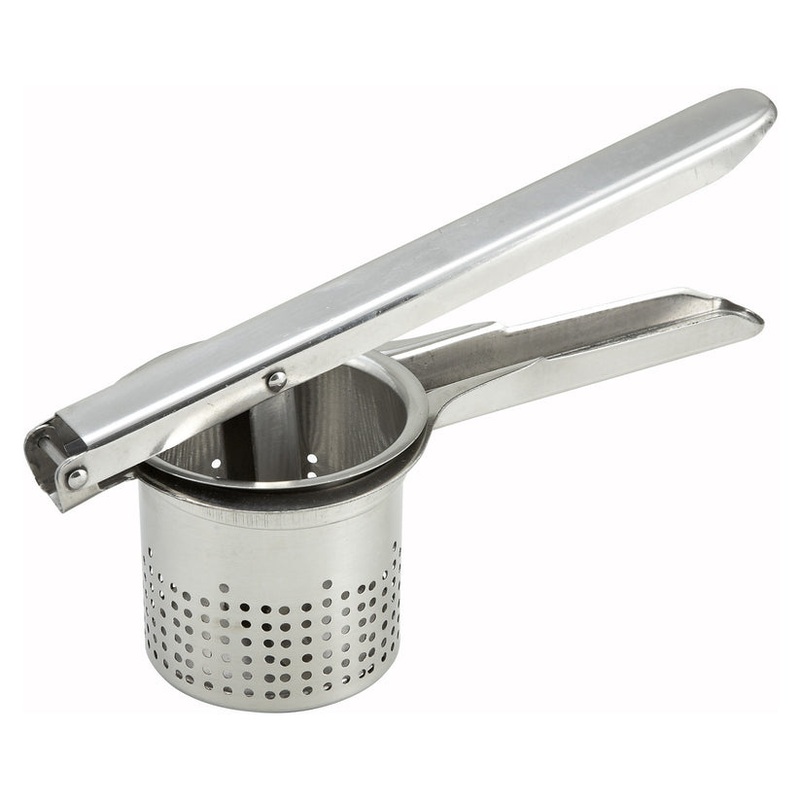 Winco Round Potato Ricer, Stainless Steel