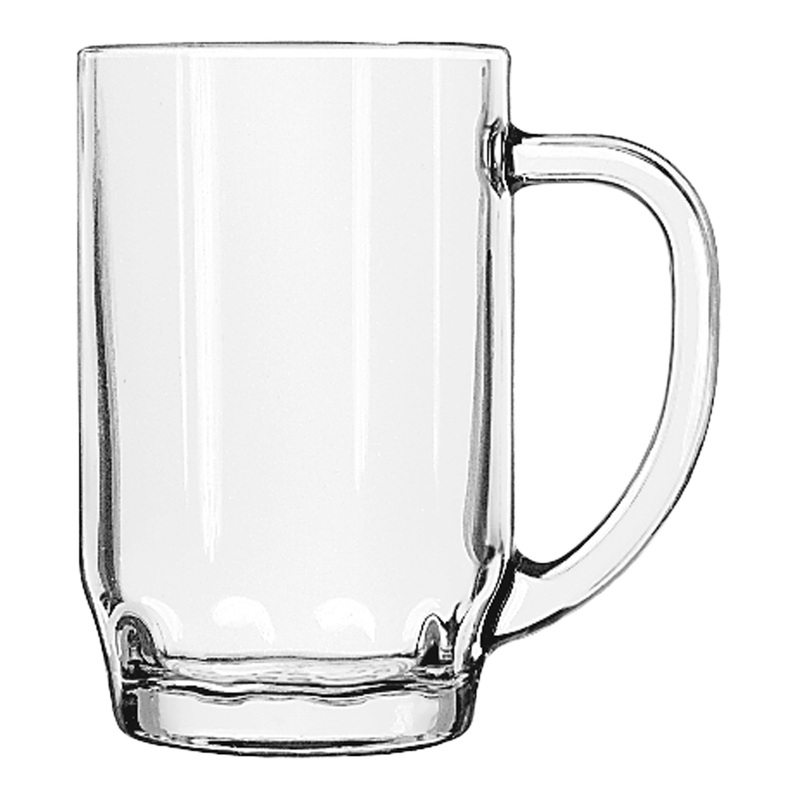 Libbey Beer Thumbprint Stein Mug, 19.5 oz (24-pack)