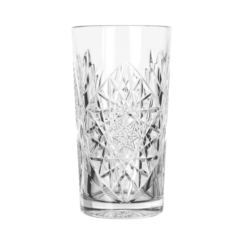 Libbey Hobstar Cooler Glass, 16 oz (12-pack)