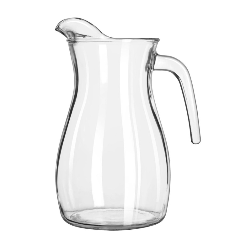 Libbey Open Handle Glass Pitcher, 50.75 oz (6-pack)
