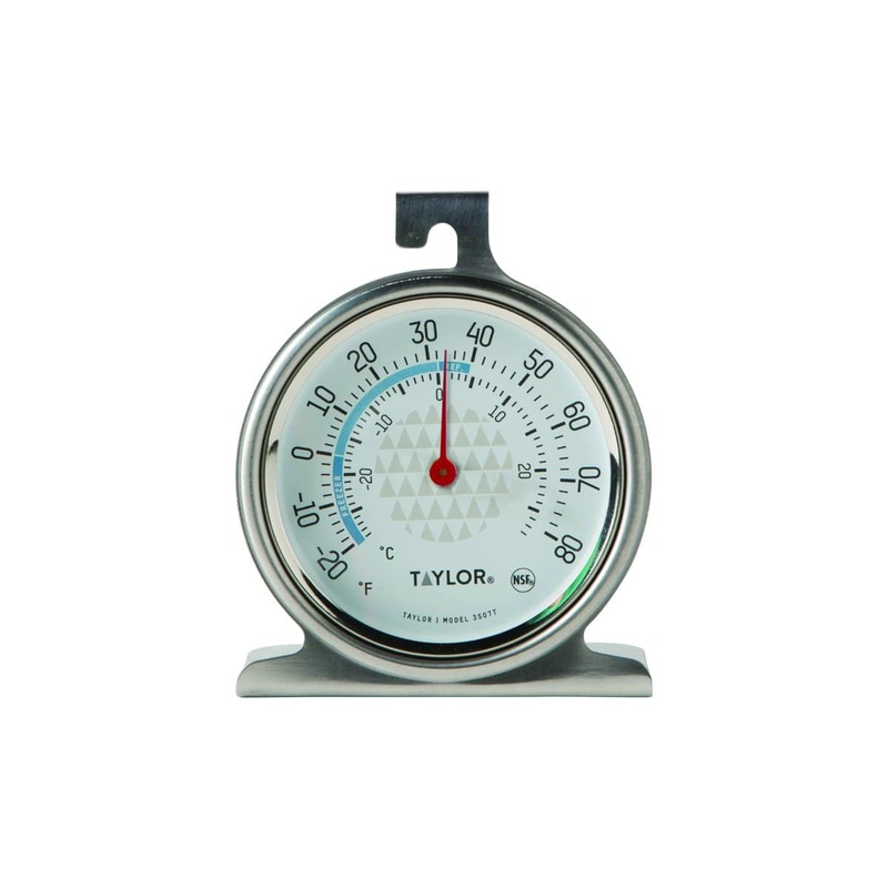 Taylor Refrigerator/Freezer Dial Thermometer, 2.5"