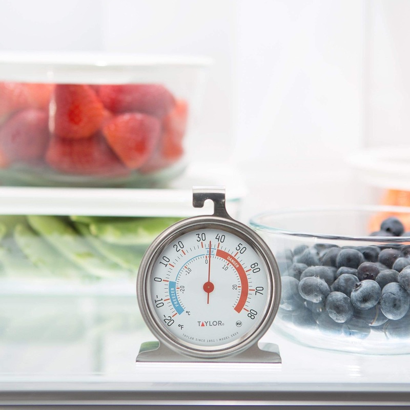 Taylor Refrigerator/Freezer Dial Thermometer, 3"