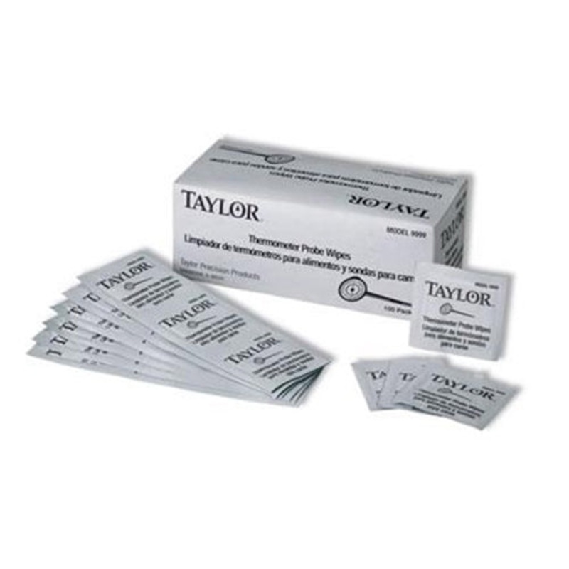 Taylor Thermometer Probe Wipes (100-pack)