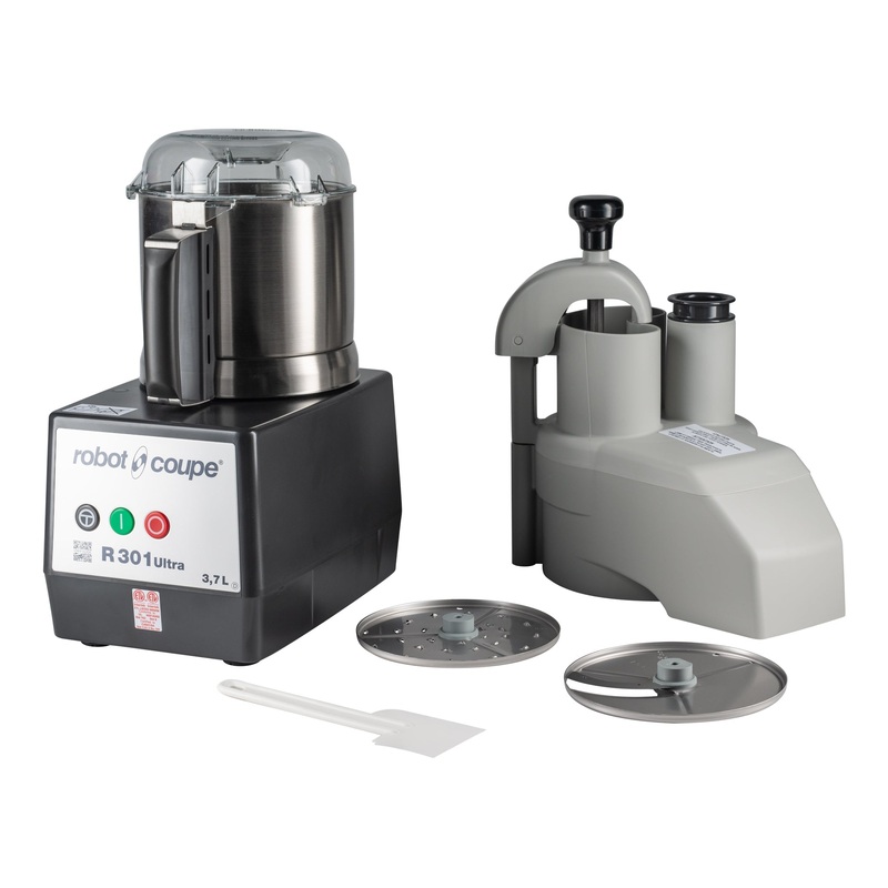 Robot Coupe R301 Ultra Combination Food Processor, Stainless Steel 3.5 qt Bowl, 1/2 HP, 115V