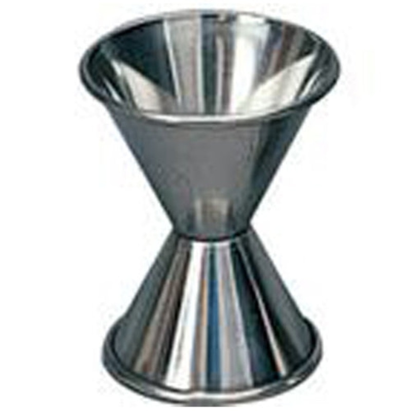 Spill-Stop Bar Jigger, 1/2 x 1 oz, Stainless Steel
