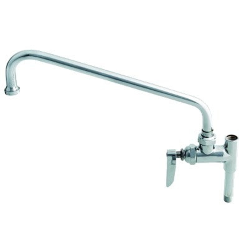 T&S Add On Faucet, 12" Swing Nozzle, Single Lever Handle