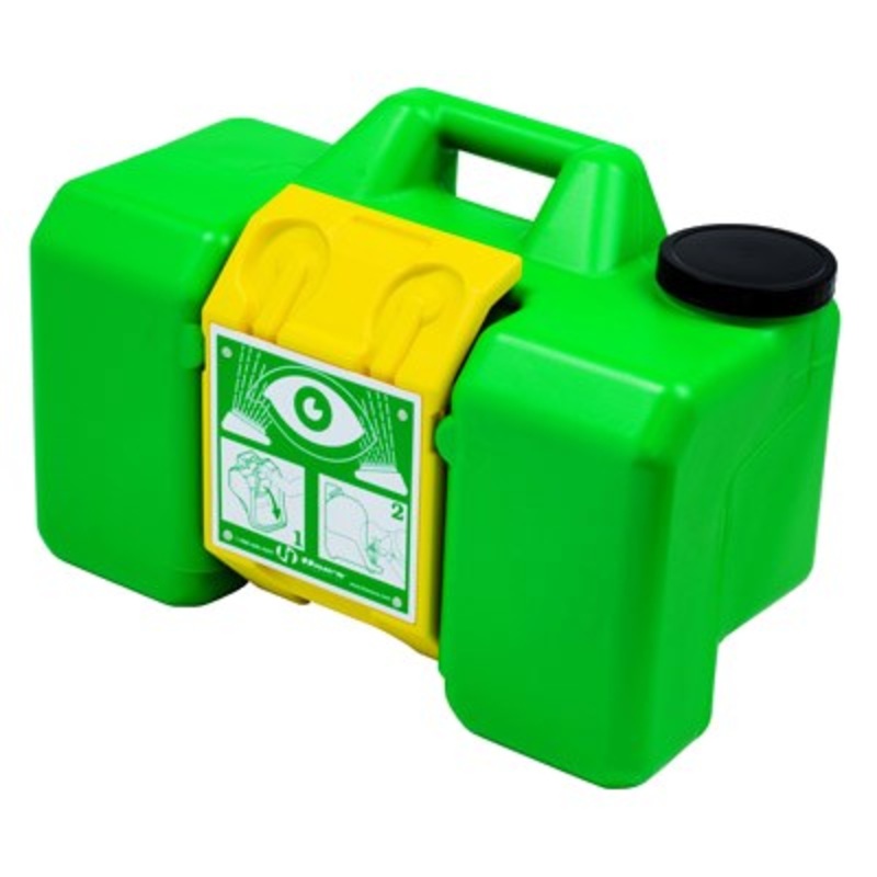 T&S Eyewash Station, Portable w Mounting Bracket, 9 Gal