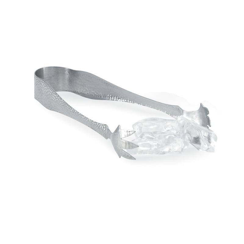 Vollrath Ice Tongs, Hammered Finish Stainless Steel