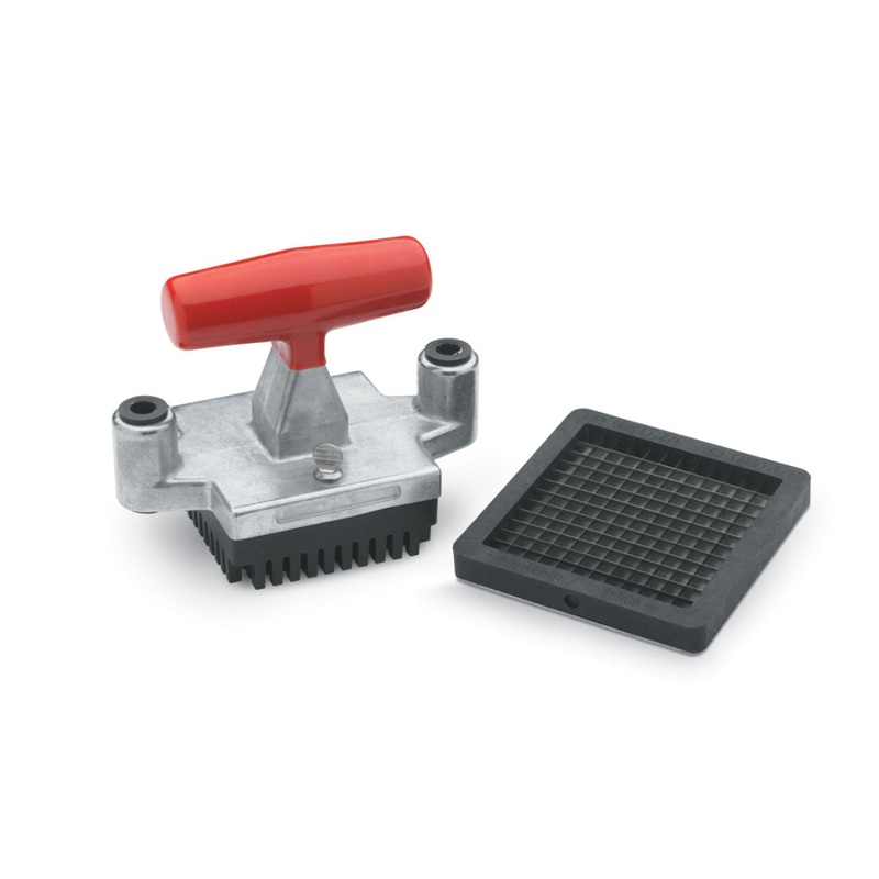 Vollrath InstaCut 3.5 Manual Food Processor Tabletop Handle, Block & Blade, 1/4" Dice