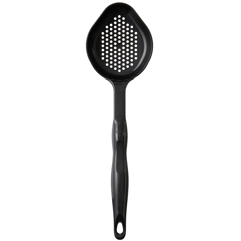 Vollrath Perforated Spoodle, 6 oz, Black Nylon