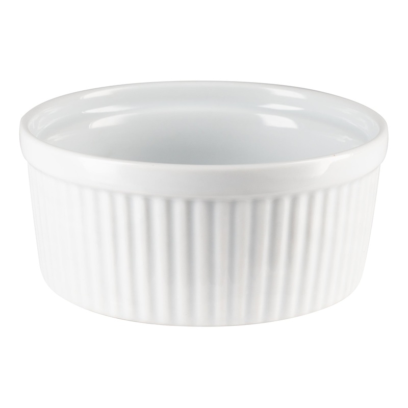 Browne Ramekin, 10 oz, White Porcelain
