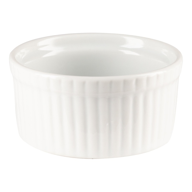 Browne Ramekin, 3 oz, White Porcelain