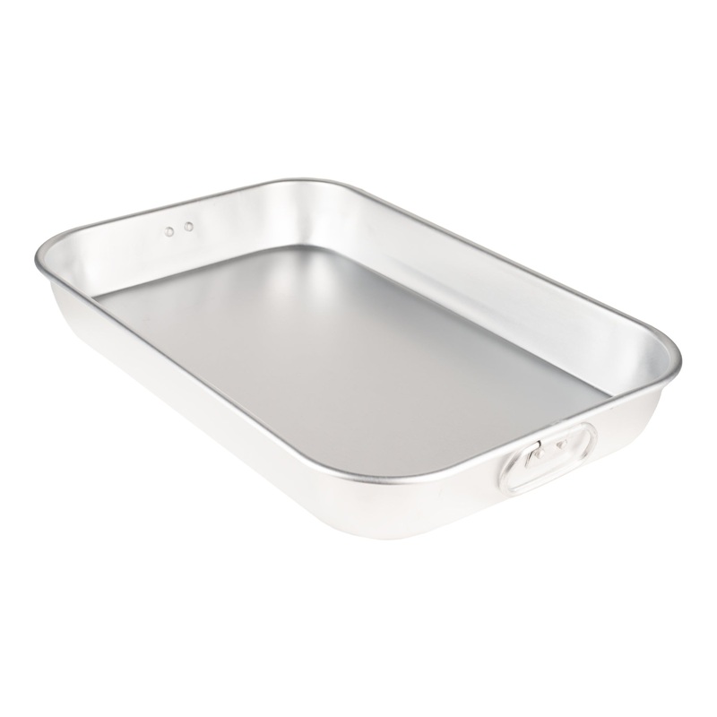 Browne Thermalloy Roast Pan w Tapered Sides, 17" x 11", Aluminum