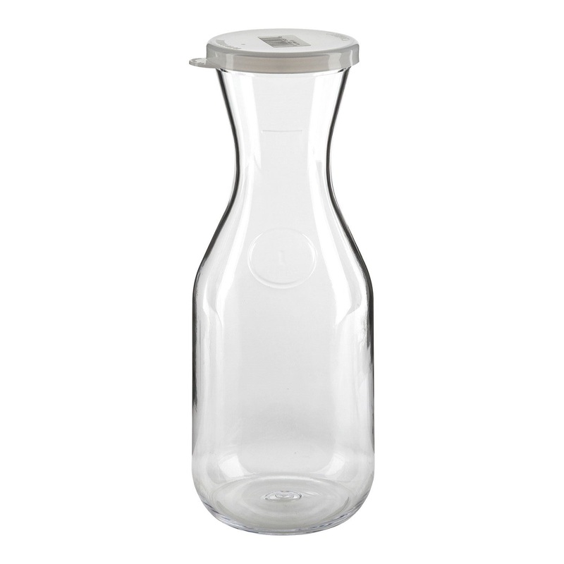 Cambro Camview Camliter Polycarbonate Beverage Decanter, Clear, 1L