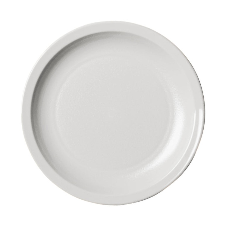 Cambro Camwear Narrow Rim Plate, 5.5", White