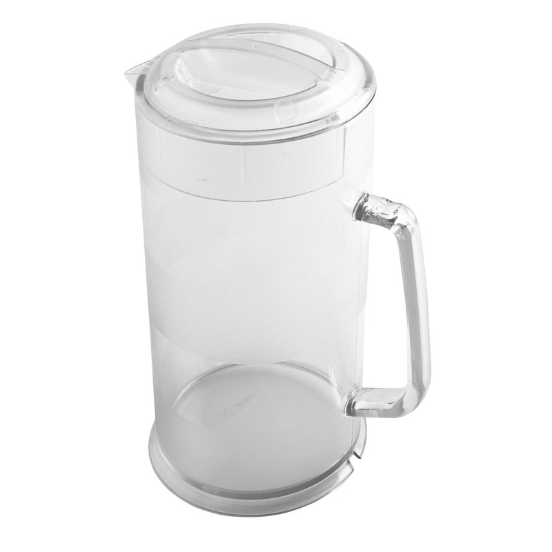 Cambro Camwear Pitcher w/ Lid, 64 oz, Clear