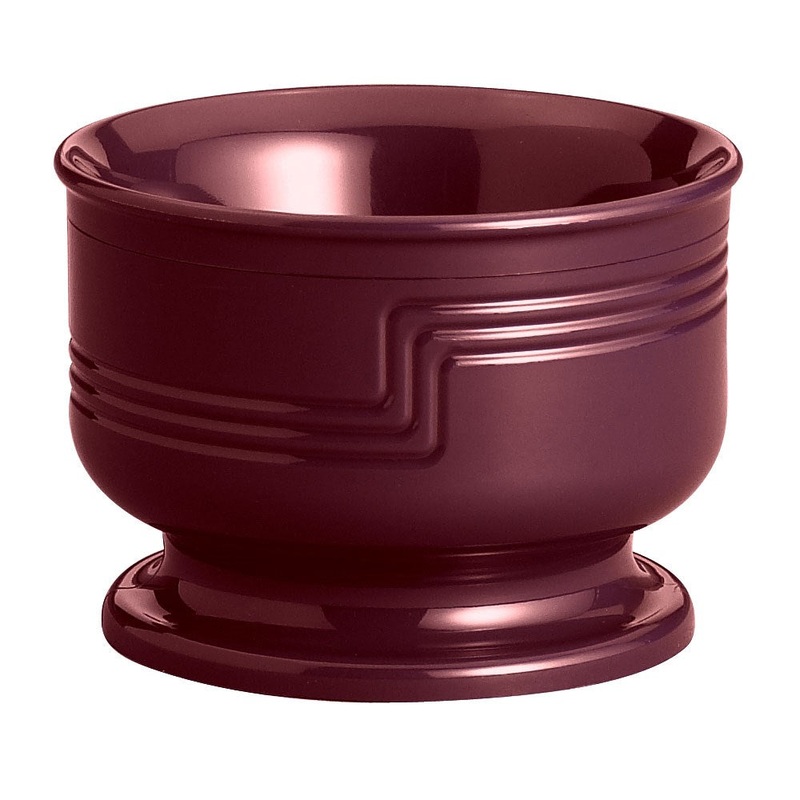 Cambro Shoreline Insulated Delivery Ware Bowl, 5 oz, Cranberry (48-pack)