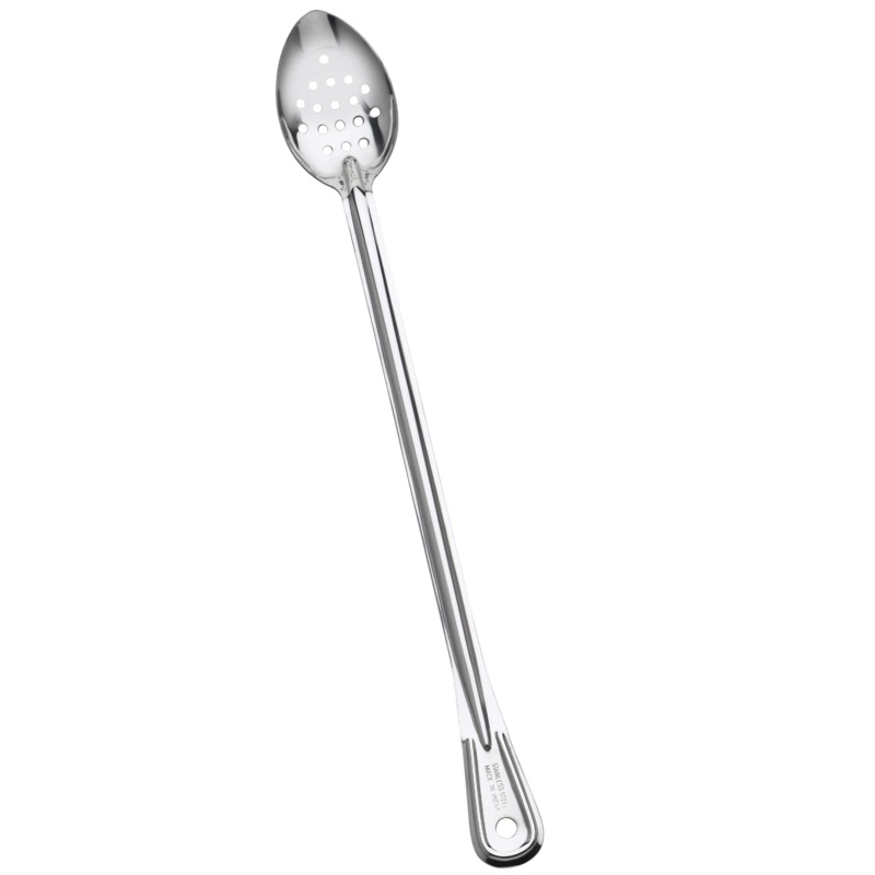 Browne Extra Long Handle Perforated Spoon, 21