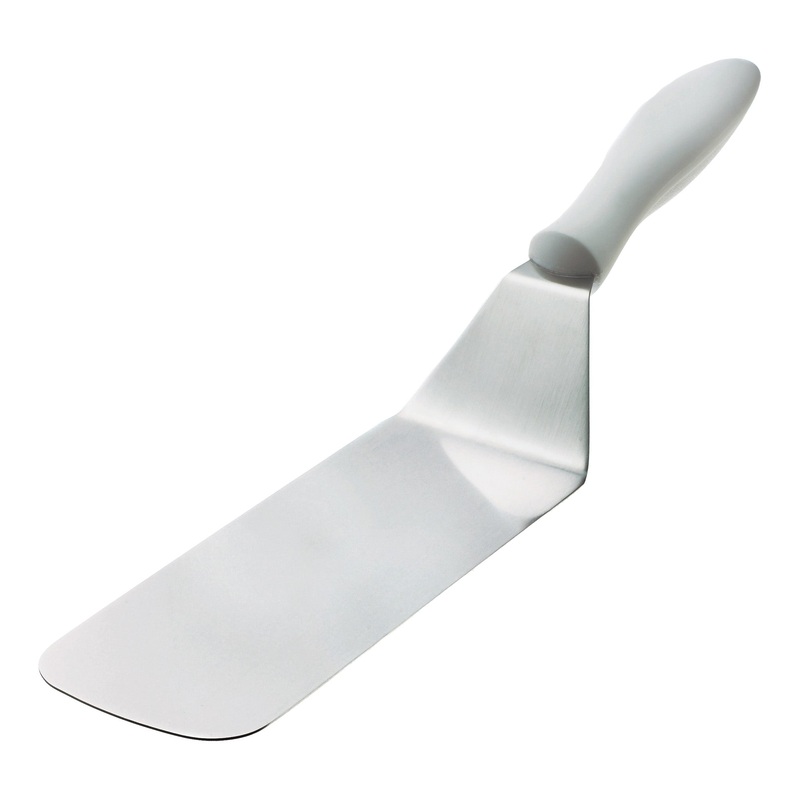 Browne Flexible Turner, 3" x 8" Blade, White Handle