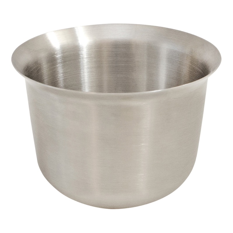 Browne Large Flare Serving Cup, 13.5 oz, Stainless Steel (6-pack)