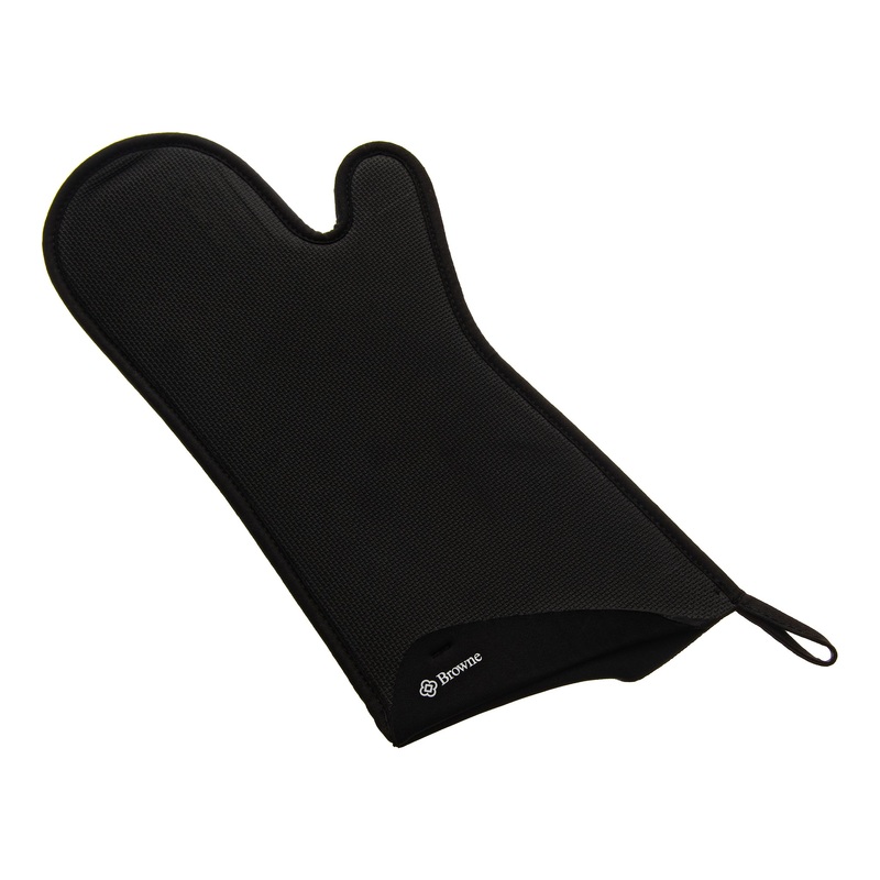 Browne Oven Mitt FLXz-Prene w Nomex Binding, Black