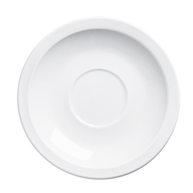 Browne Palm Saucer, 4.75", White (36-pack)
