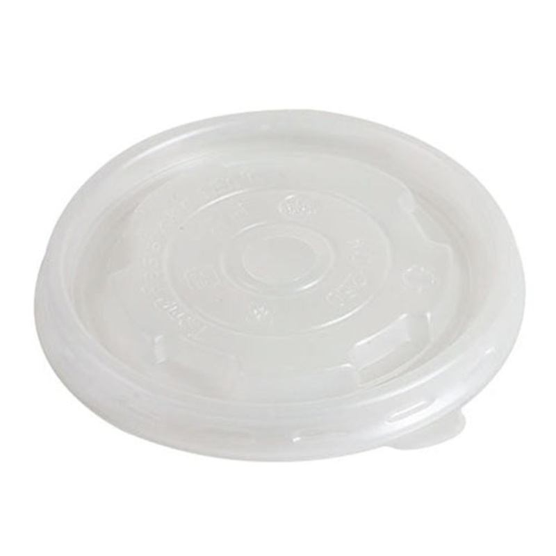 Eco-Packaging Recyclable Vented Soup Cup Lid for 6-10 oz Soup Cups (1000-pack)