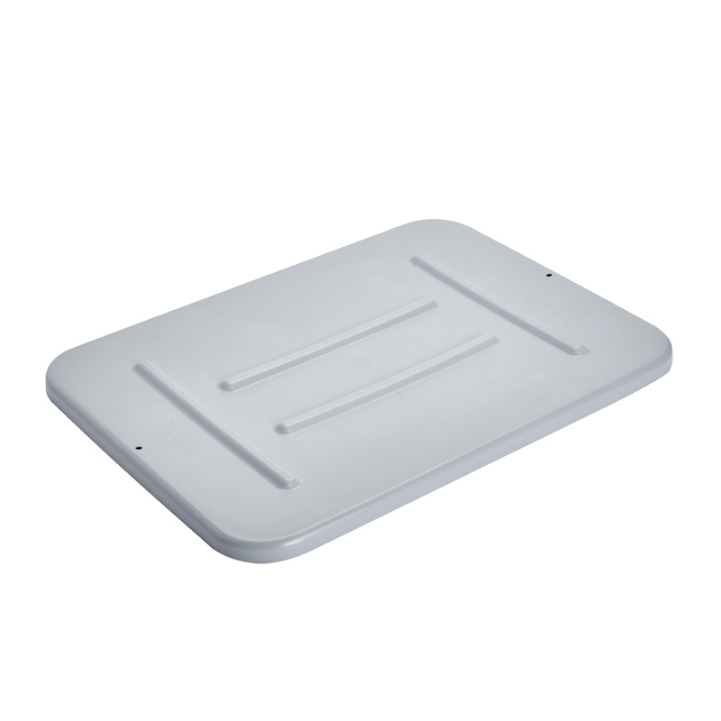 Rubbermaid Bus/Utility Box Lid, 20" x 15", Grey