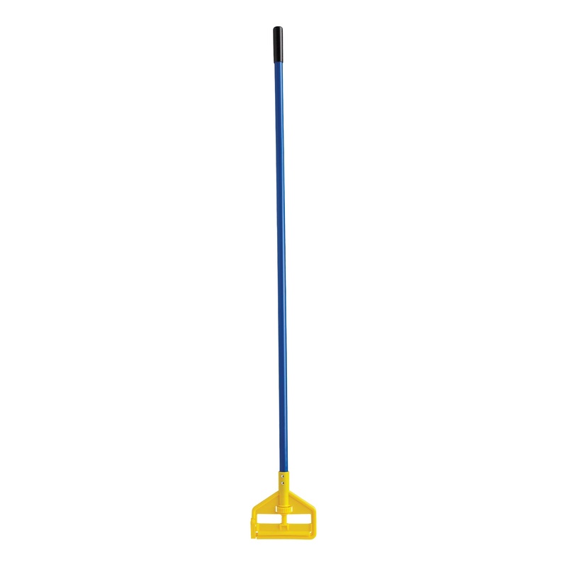 Rubbermaid Invader Mop Handle, Side Gate, Fiberglass, 60", Blue