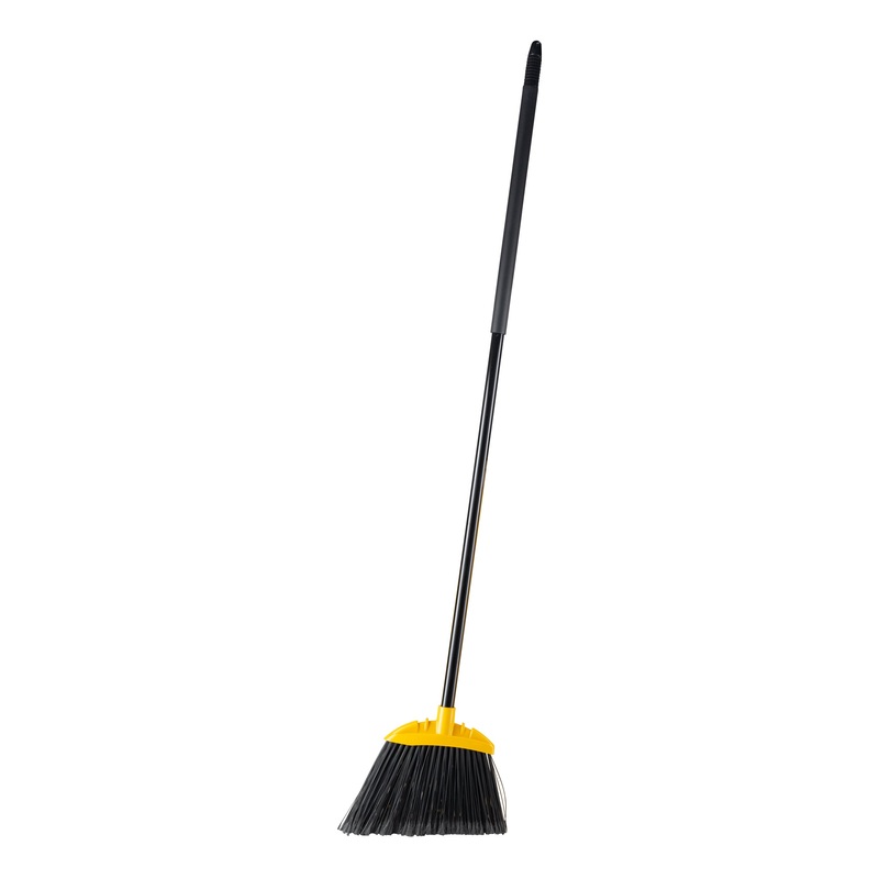 Rubbermaid Jumbo Smooth Sweep Angle Broom, Black