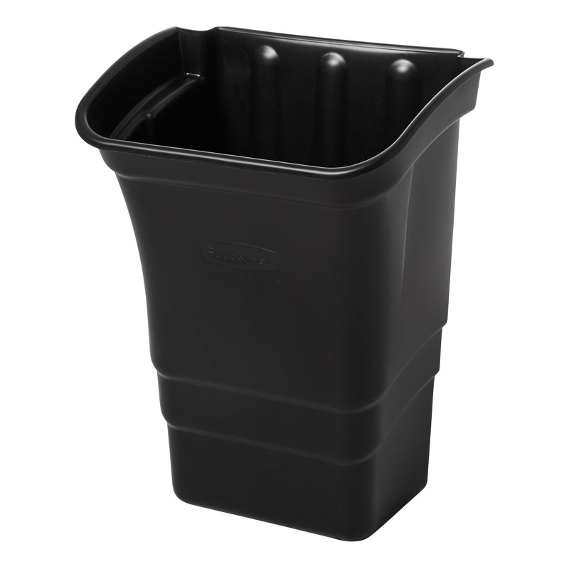 Rubbermaid Refuse Bin for Cart, Black