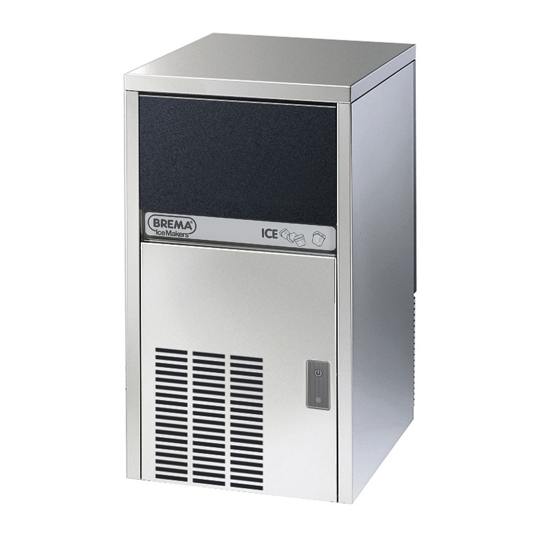 Brema CB249A HC Air Cooled Undercounter Compact Cube Ice Maker, 79 lb/24 hr, 20 lb Storage Bin, 115V