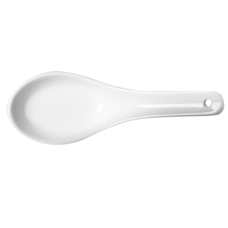 Cameo Imperial White 5" Spoon w/ hole (360-pack)