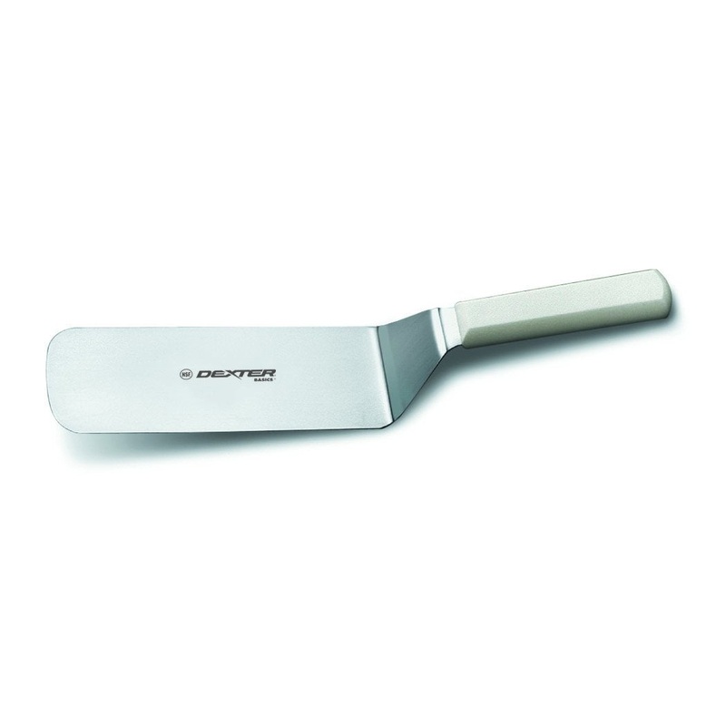 Dexter Basics Turner, 8" x 3" Blade, White Handle