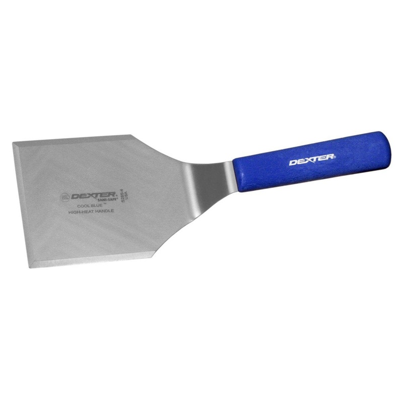 Dexter Sani-Safe Cool Blue Hamburger Turner, 5" x 4", Blue