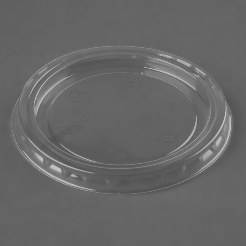 Eco-Packaging Compostable Portion Cup Lid, 2 oz, Clear (2000-pack)