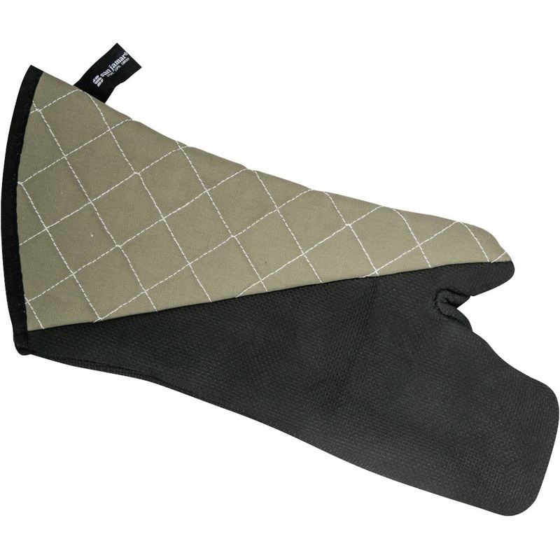 San Jamar Bestgrip Conventional Oven Mitt w/Magnet, 17"
