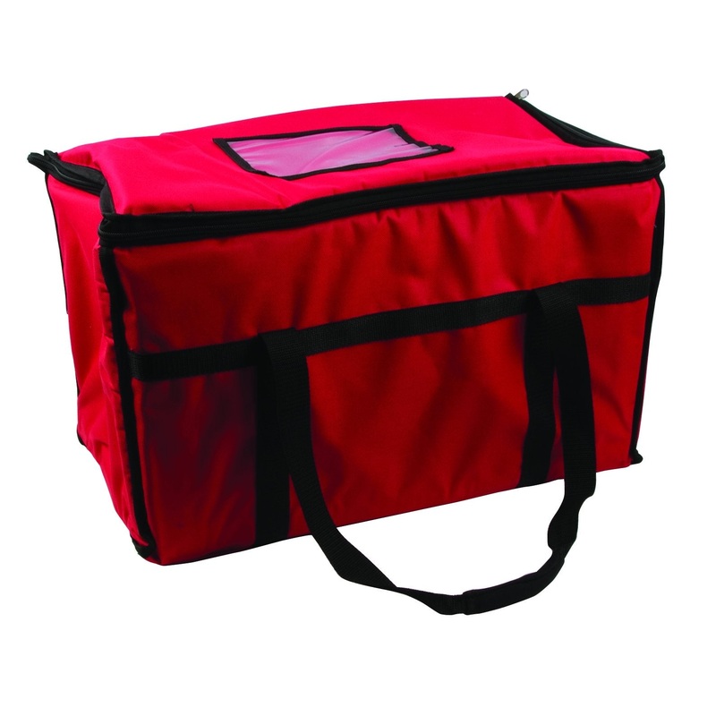 San Jamar Large Insulated Food Carrier Bag, 12" x 22" x 12"
