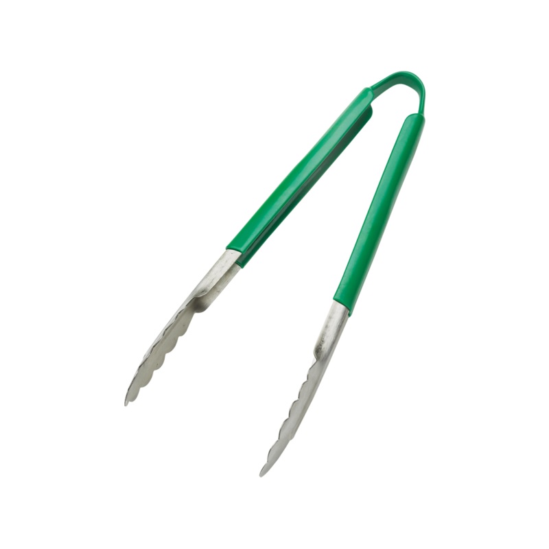 Browne Colour-Coded Tongs, 12", Green