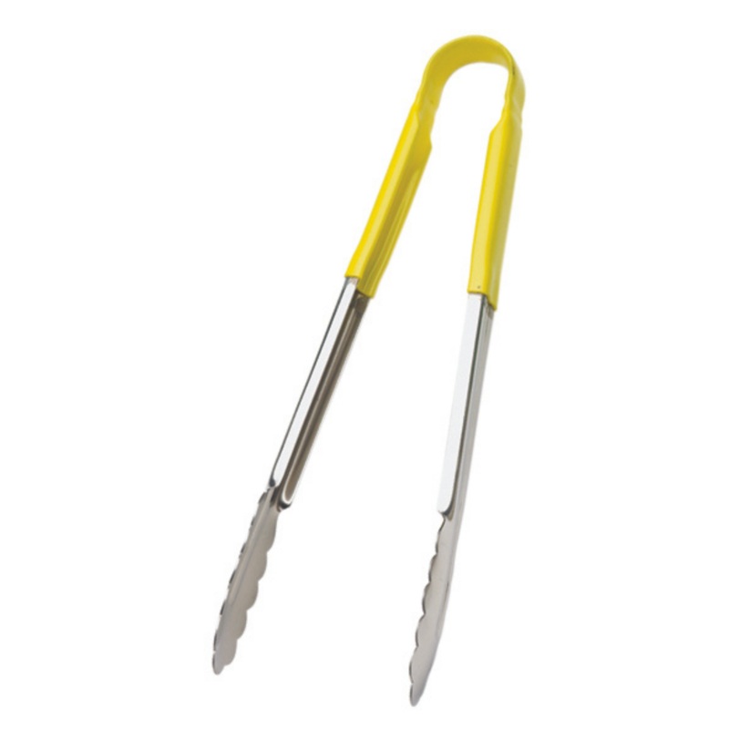 Browne Colour-Coded Tongs, 16", Yellow