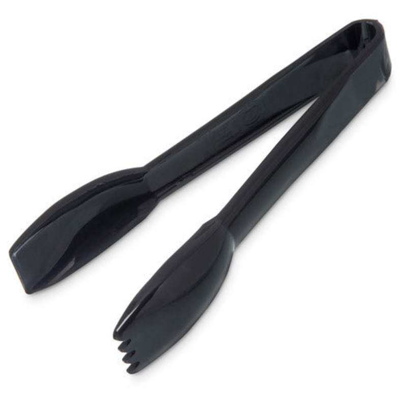 Carlisle Carly Salad Tongs, 6.25", Black
