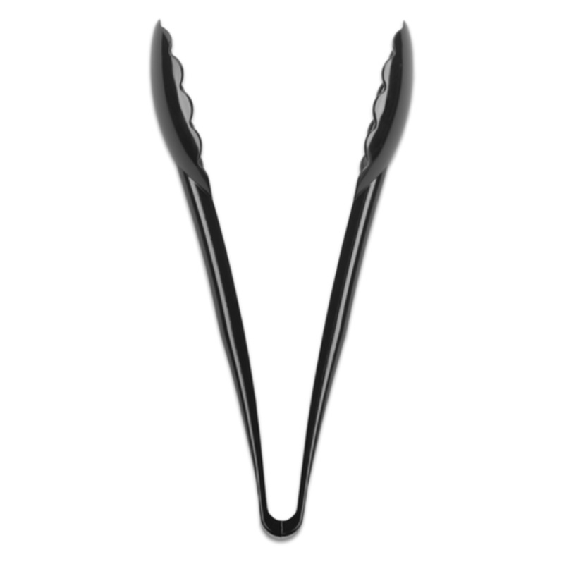 Carlisle Salad Tongs, 9", Black