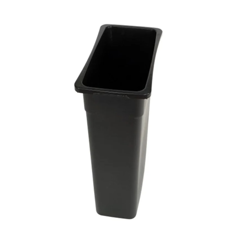 Globe Slim Container, 23 gal, Black