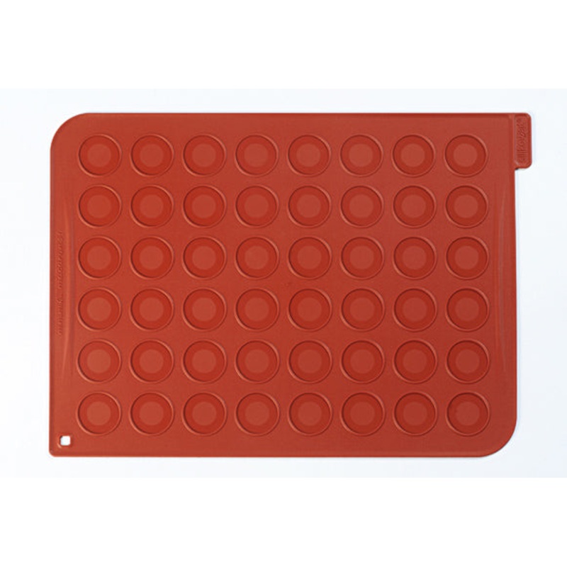 Silikomart Macaroon Mat, 15 3/4" x 11 3/4", Red Silicone