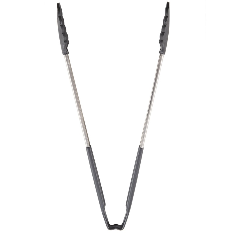 Vollrath High Temp Kool-Touch Nylon End One-Piece Tongs, 12", Black