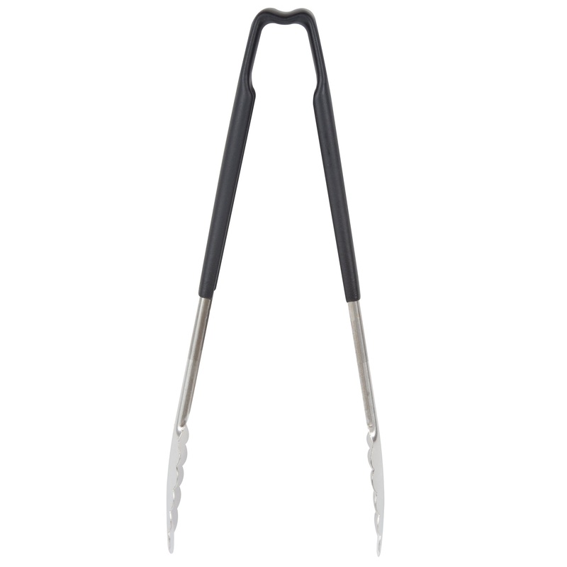 Vollrath Kool-Touch One-Piece Tongs, 12", Black