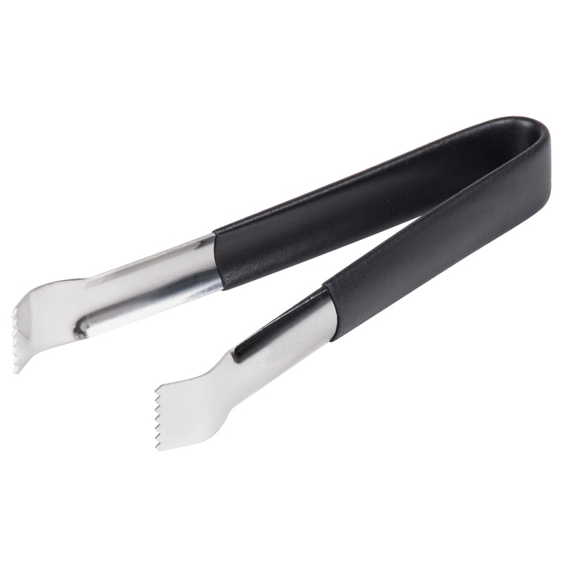 Vollrath Kool Touch Pom Tongs, 6", Stainless Steel w Black Handle