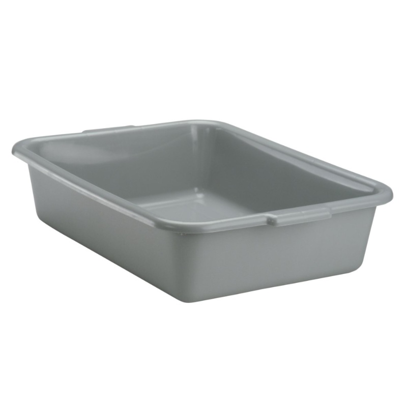 Vollrath Traex Bus/Utility Bin, 21.75" x 15.6" x 5", Grey