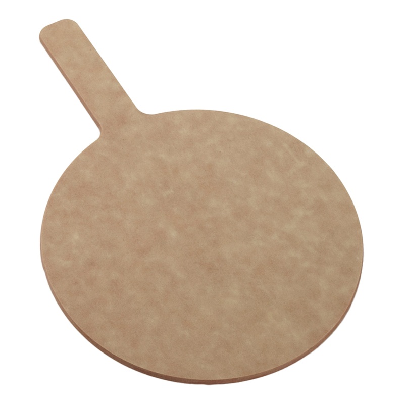 American Metalcraft Round Pizza Peel, 18" Diameter Blade x 5" Handle, Pressed Wood