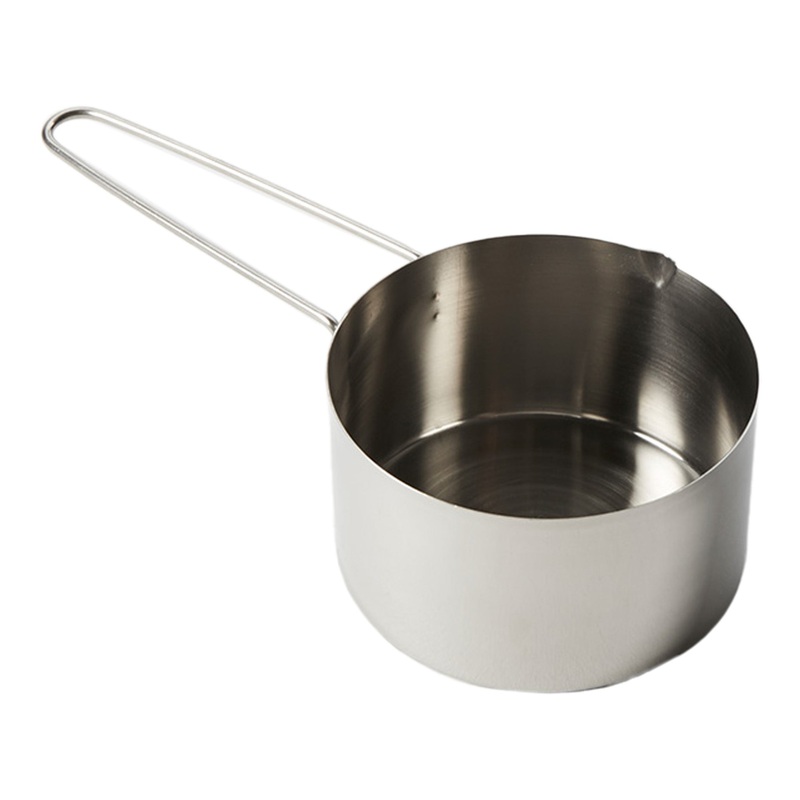 American Metalcraft Short Wire Handled Measuring Cup, 1 3/4 cup, Stainless Steel